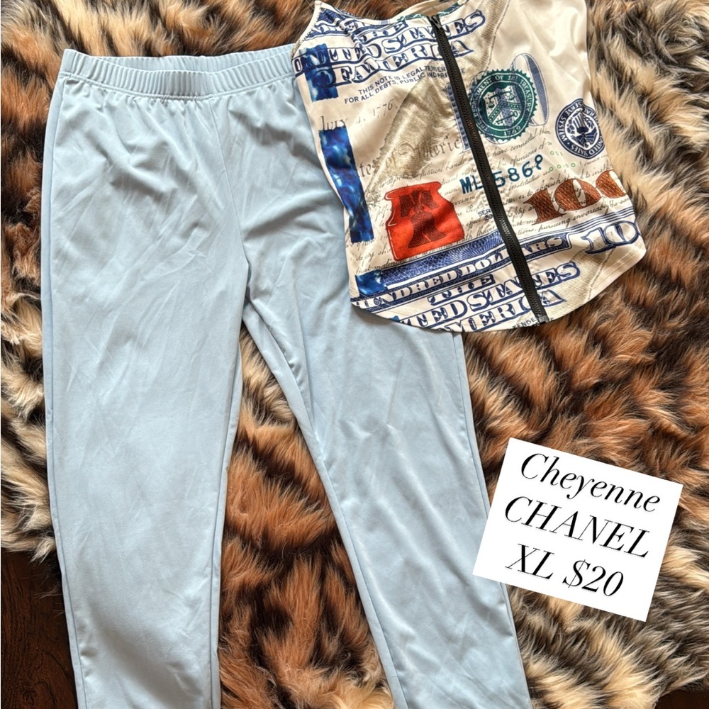 Chanel Kids Light Gray Bottoms